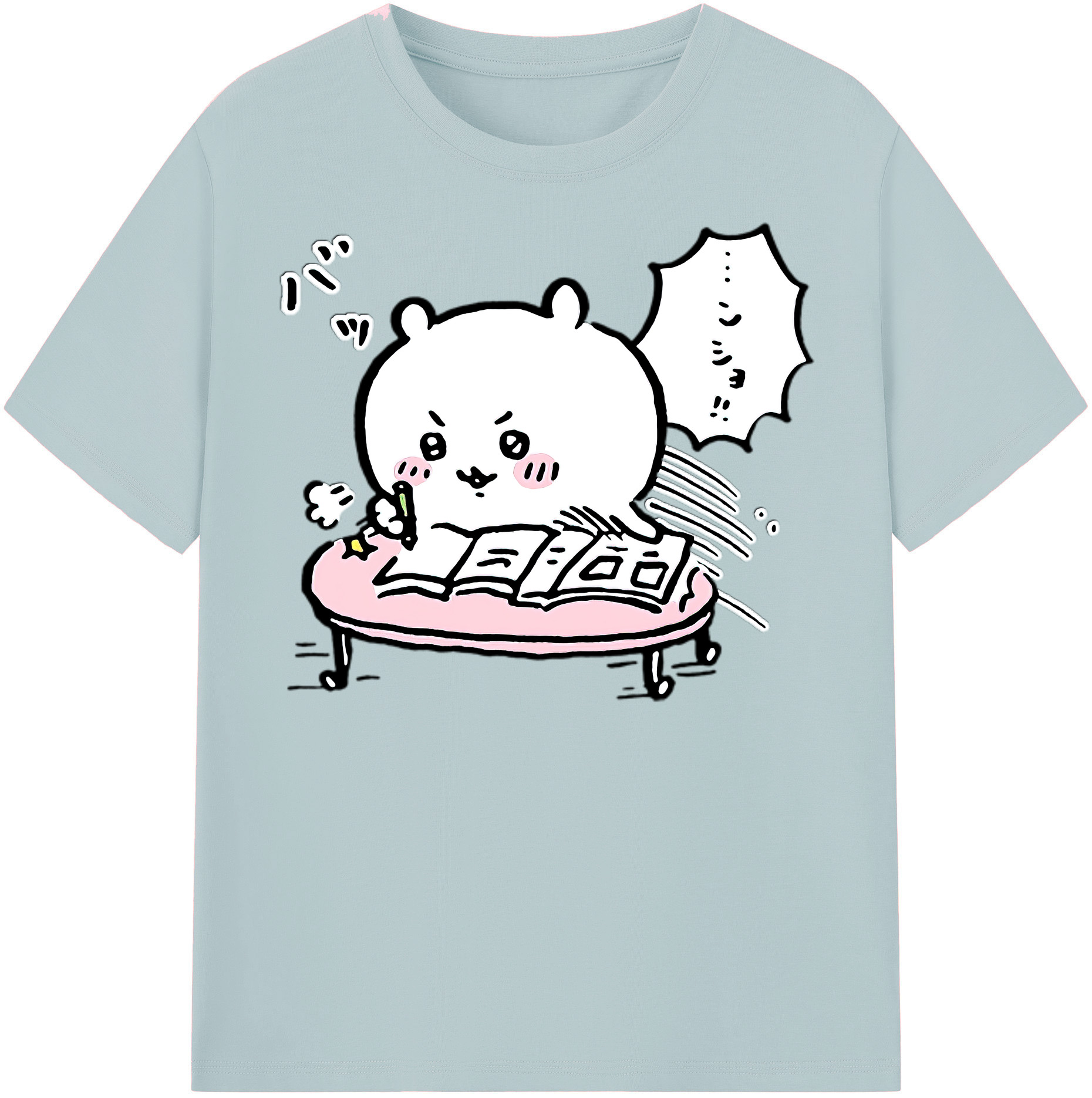 （画像用） ちいかわ ちいかわ Chii-kawa chiikawa 綿100％半袖Tシャツ（フロントプリント）